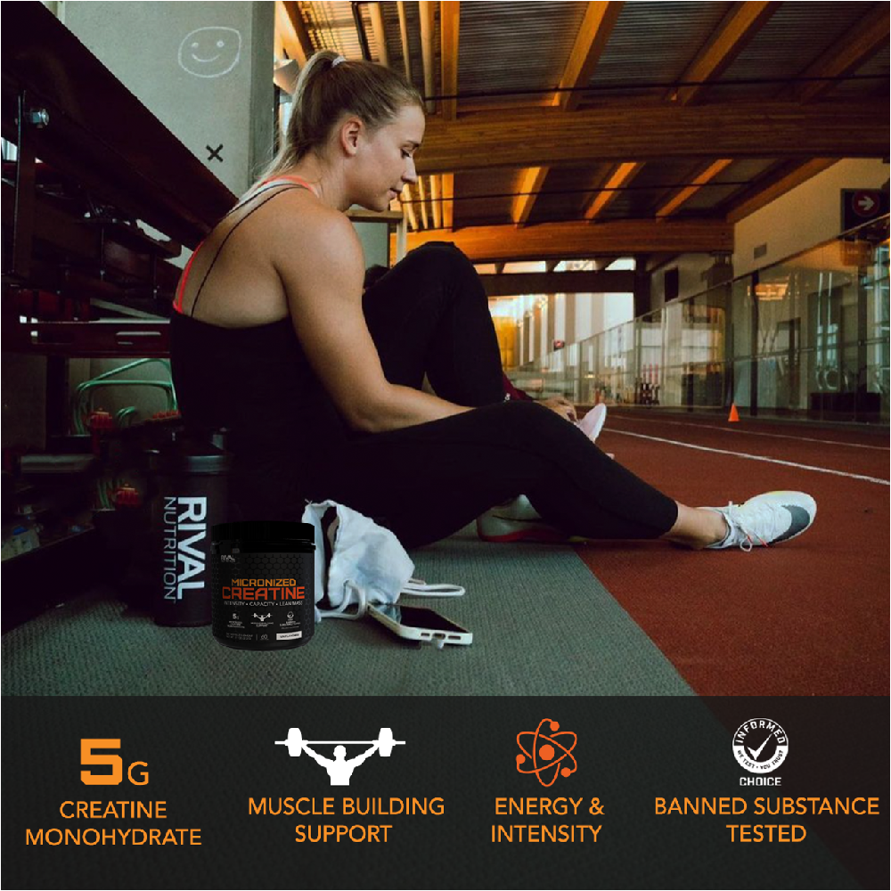 Rival Nutrition Micronized Creatine Unflavored (60 Servings)