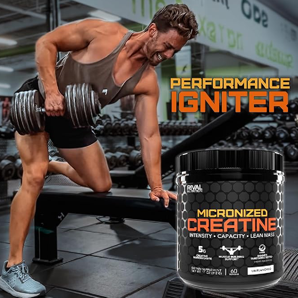 Rival Nutrition Micronized Creatine Unflavored (60 Servings)