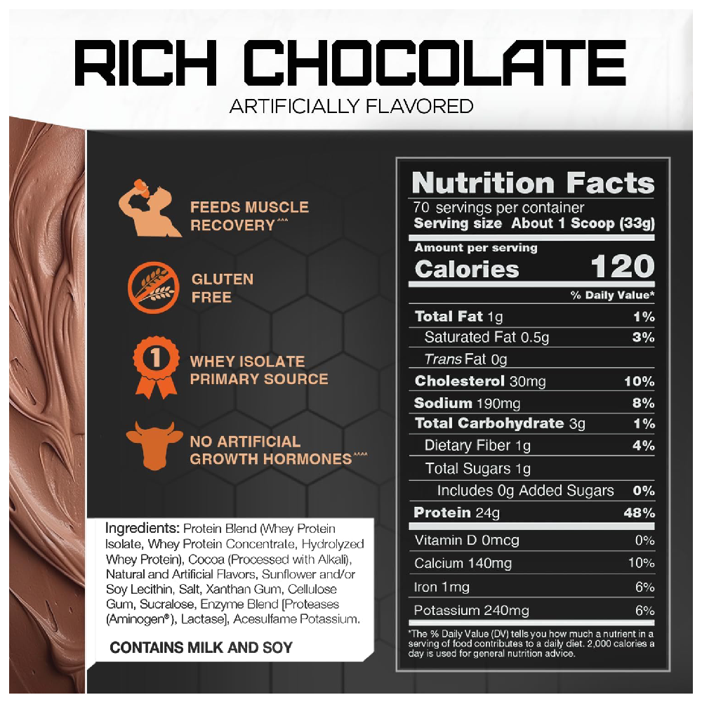 Rival Nutrition Rival Whey - 100% Whey Protein 2lb - 5lb