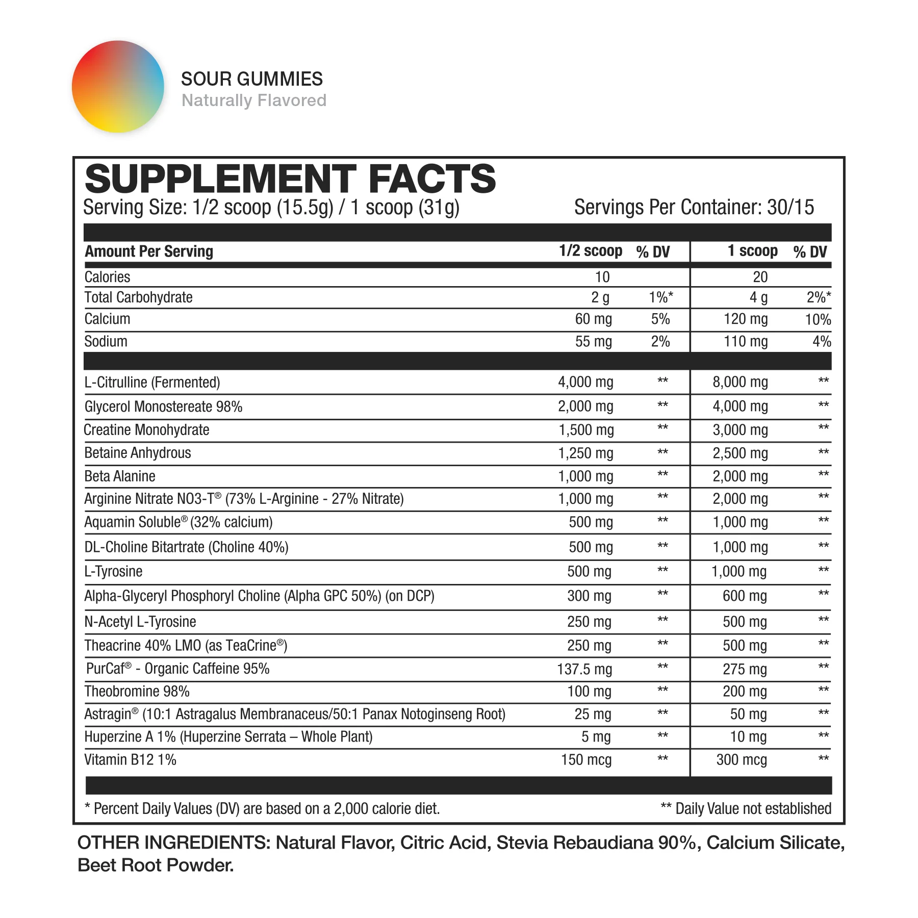 HD Muscle PreHD Ultra Preworkout 30 Servings