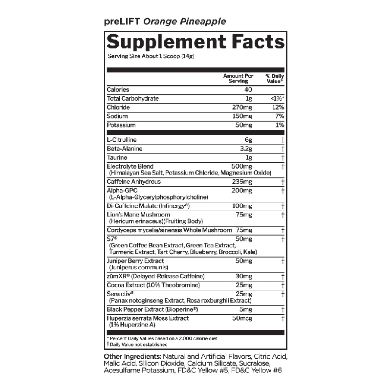 Rule One preLIFT Preworkout