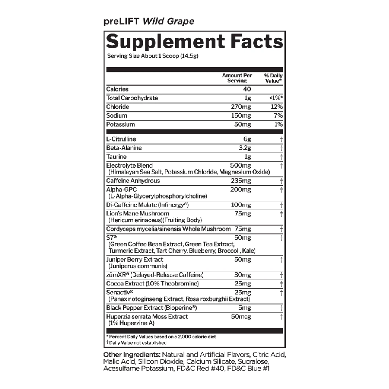 Rule One preLIFT Preworkout
