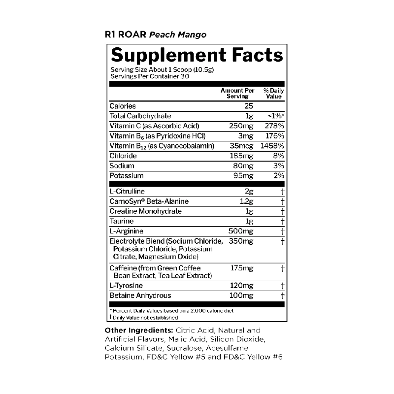 Rule One ROAR Pre-Workout