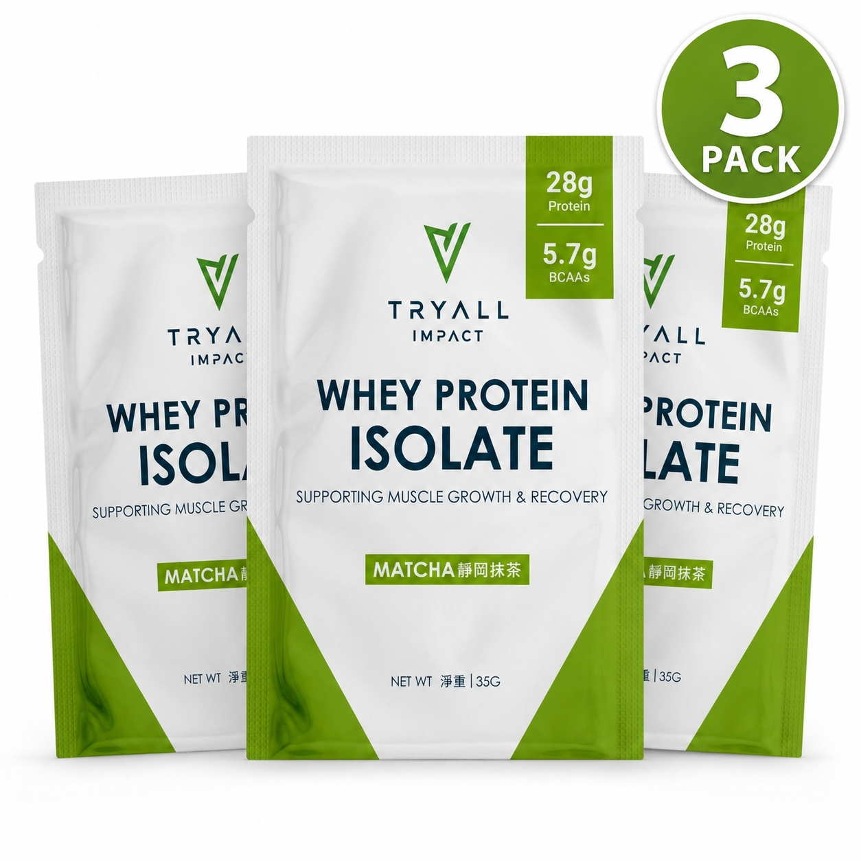 Tryall Whey Protein Isolate 35g Pack