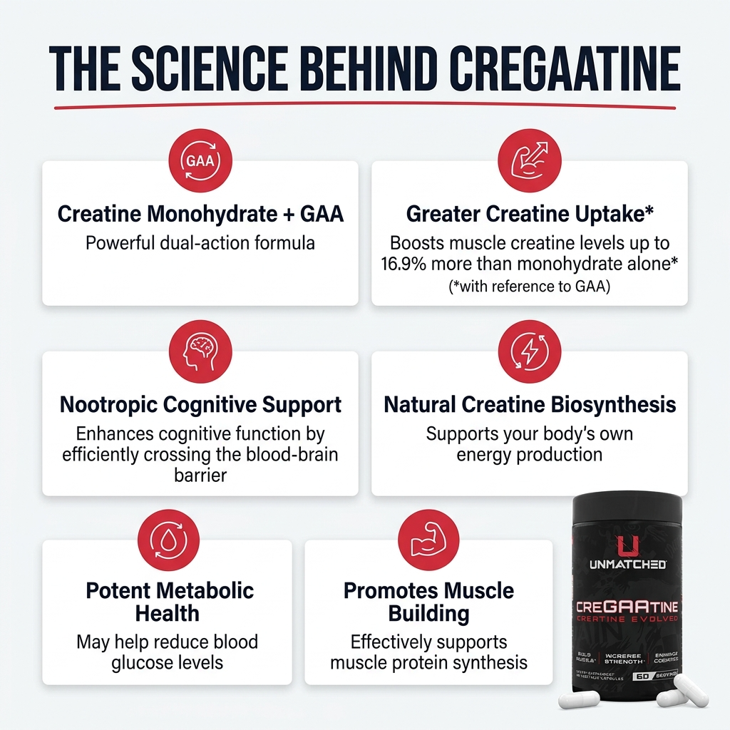 Unmatched CreGAAtine Capsules (60 Servings)