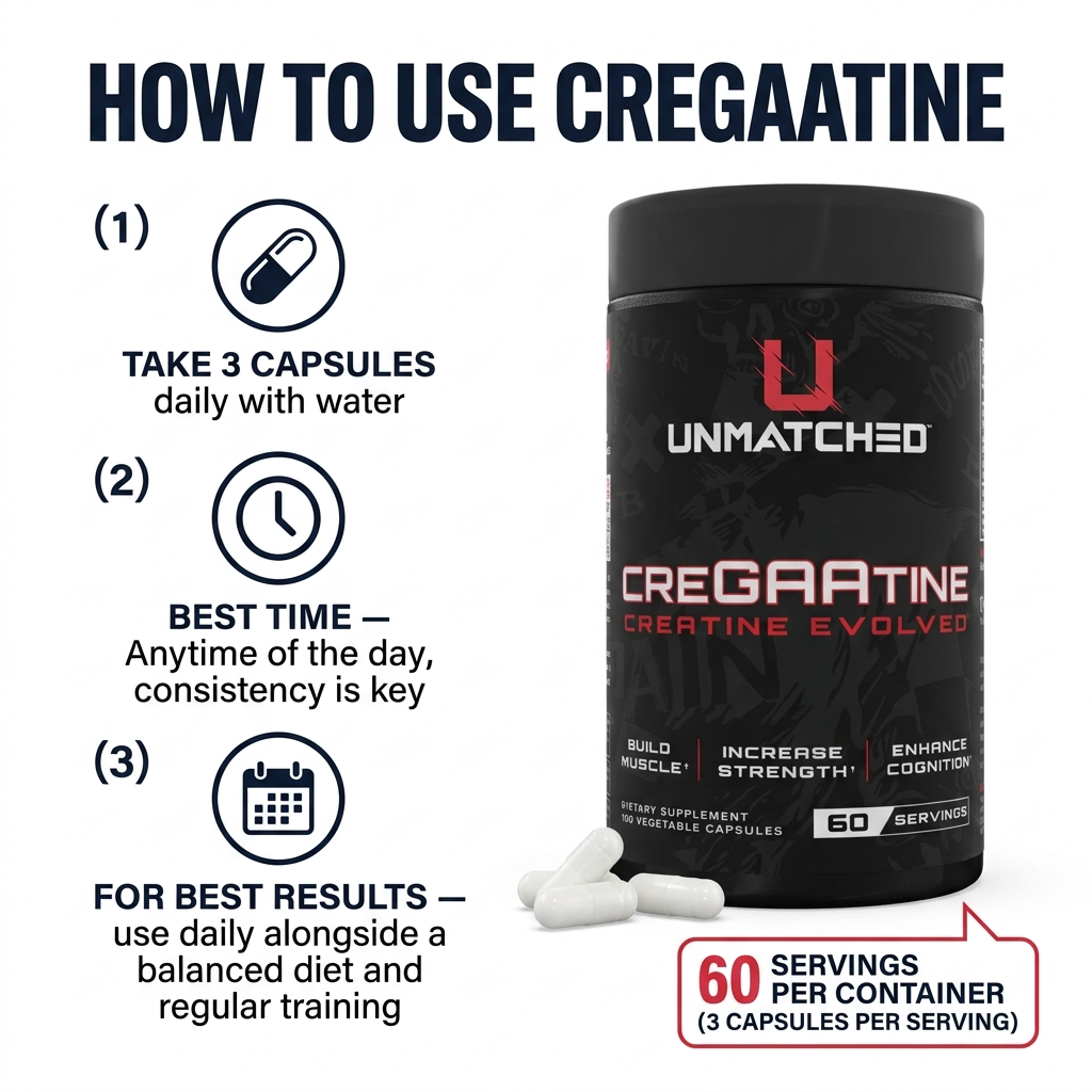 Unmatched CreGAAtine Capsules (60 Servings)