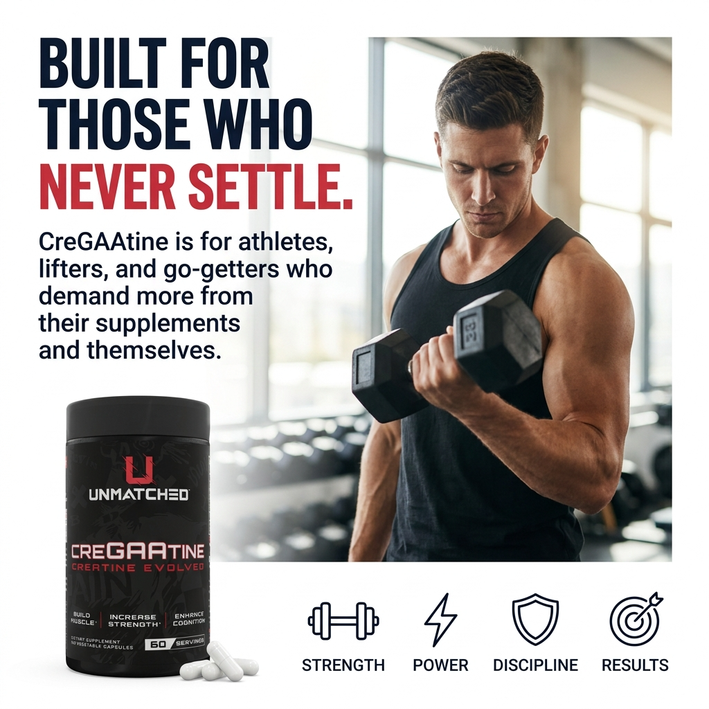 Unmatched CreGAAtine Capsules (60 Servings)
