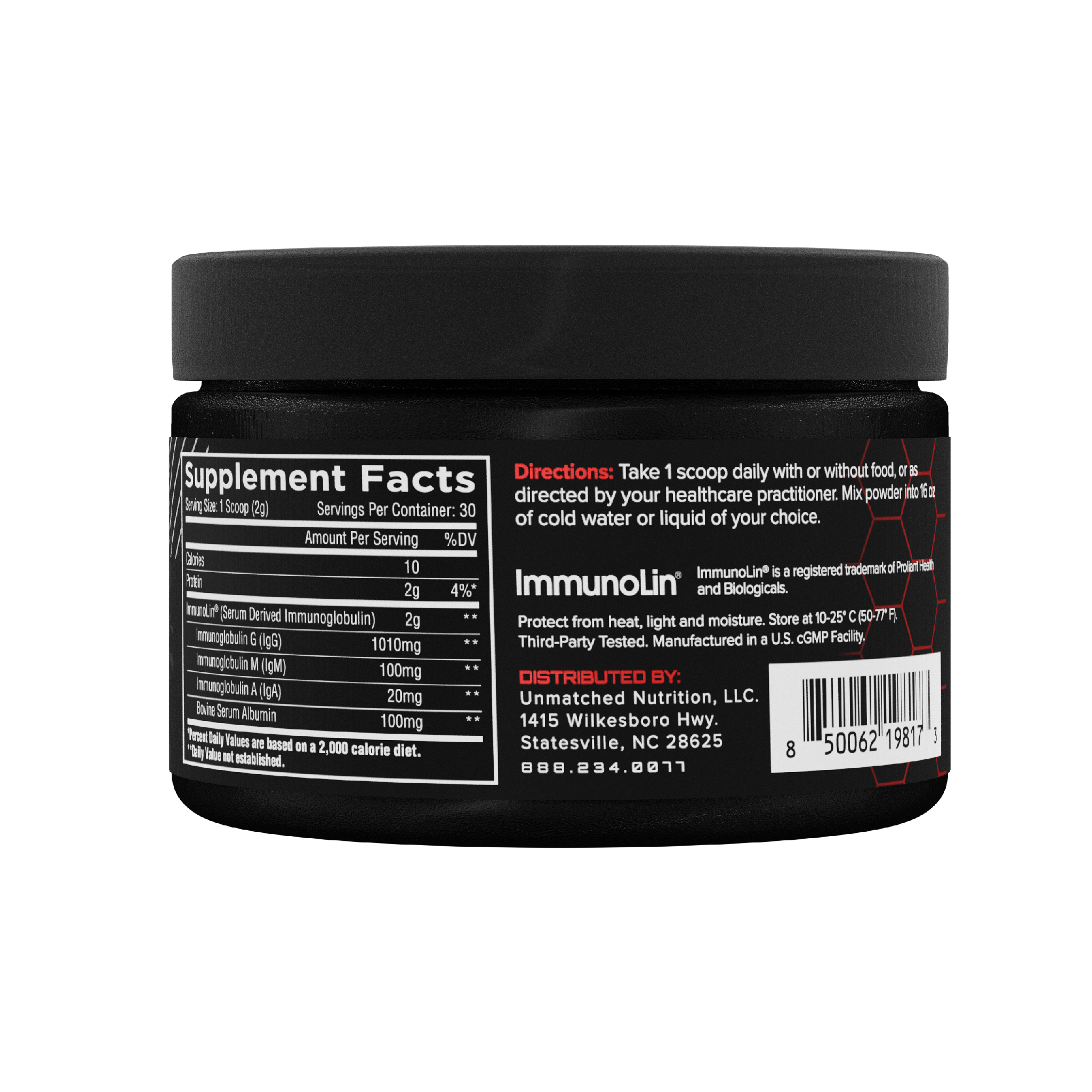 Unmatched Immuno-IGG