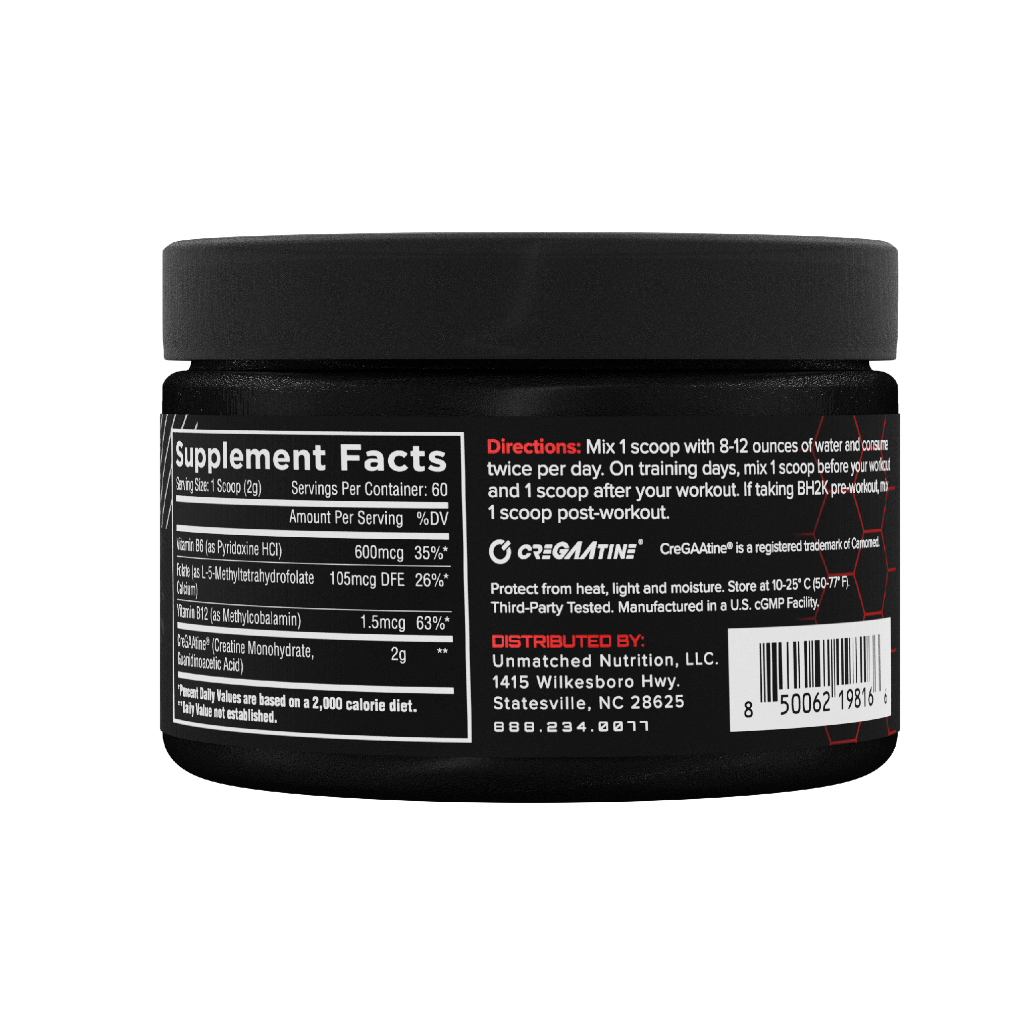 Unmatched CreGAAtine (Powder) 60 Servings