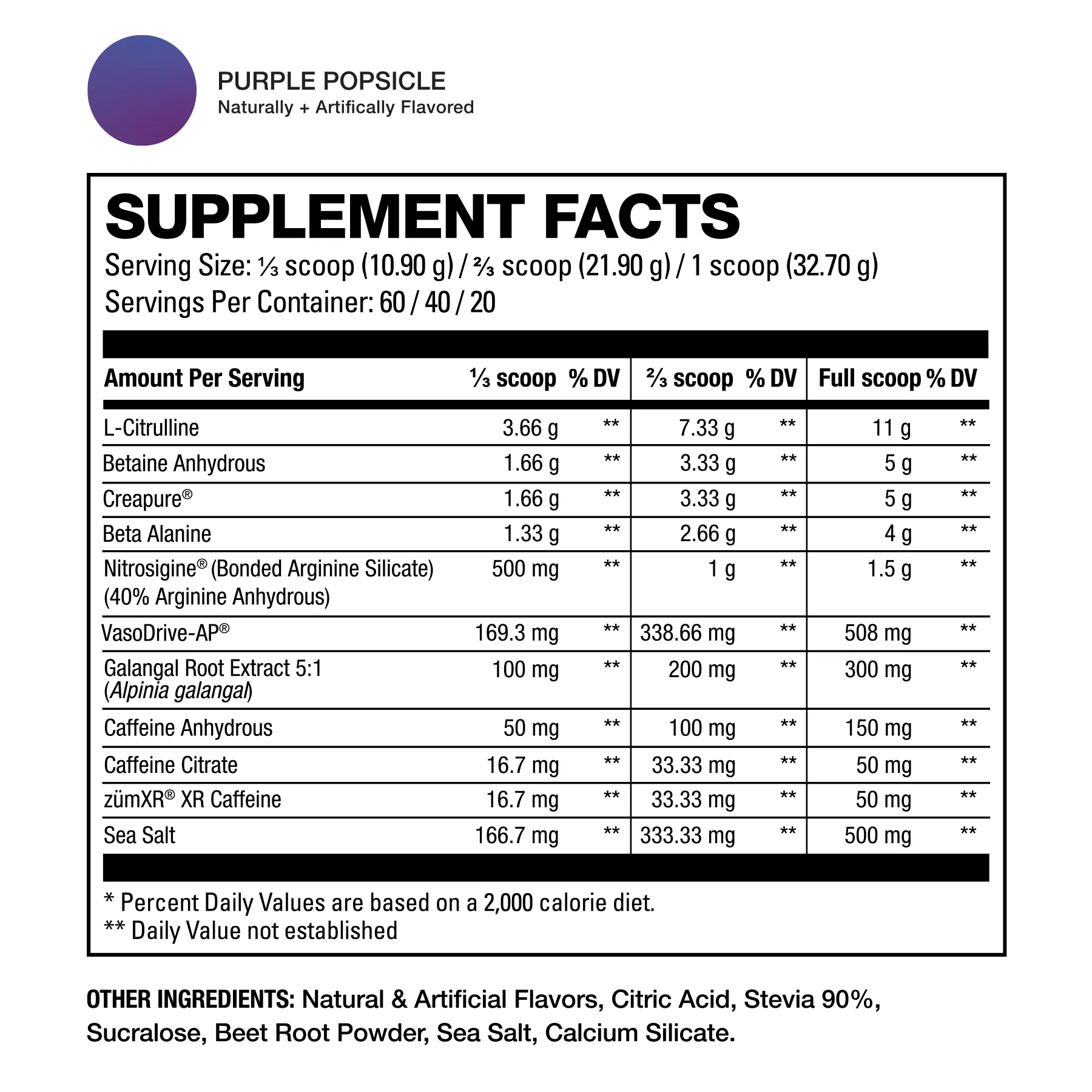 HD Muscle PreHD Variant 001 Preworkout