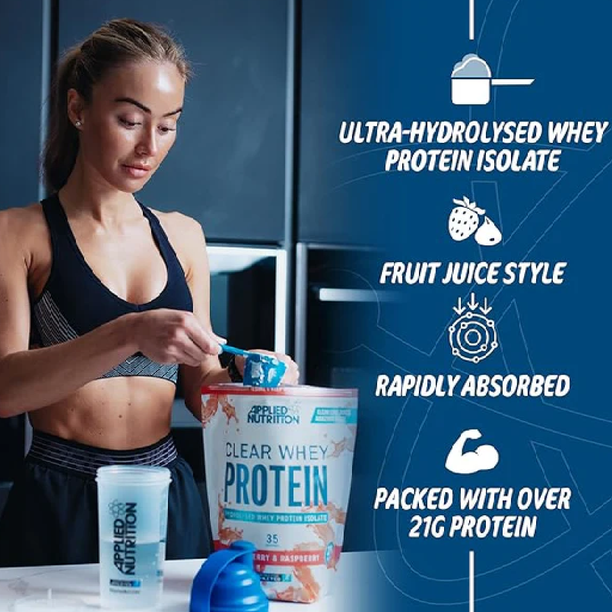 Applied Nutrition Clear Whey Isolate Protein 125g (Halal) ( 5 Servings )