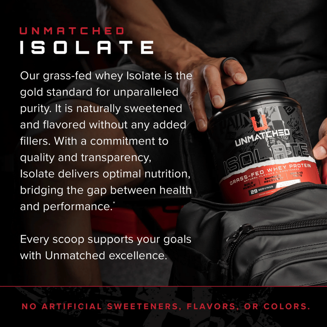 Unmatched Grass Fed Whey Protein Isolate 2lbs