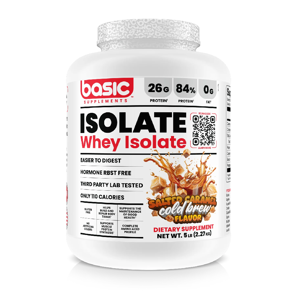 Basic Supplements Whey Isolate 2lbs - 5lbs