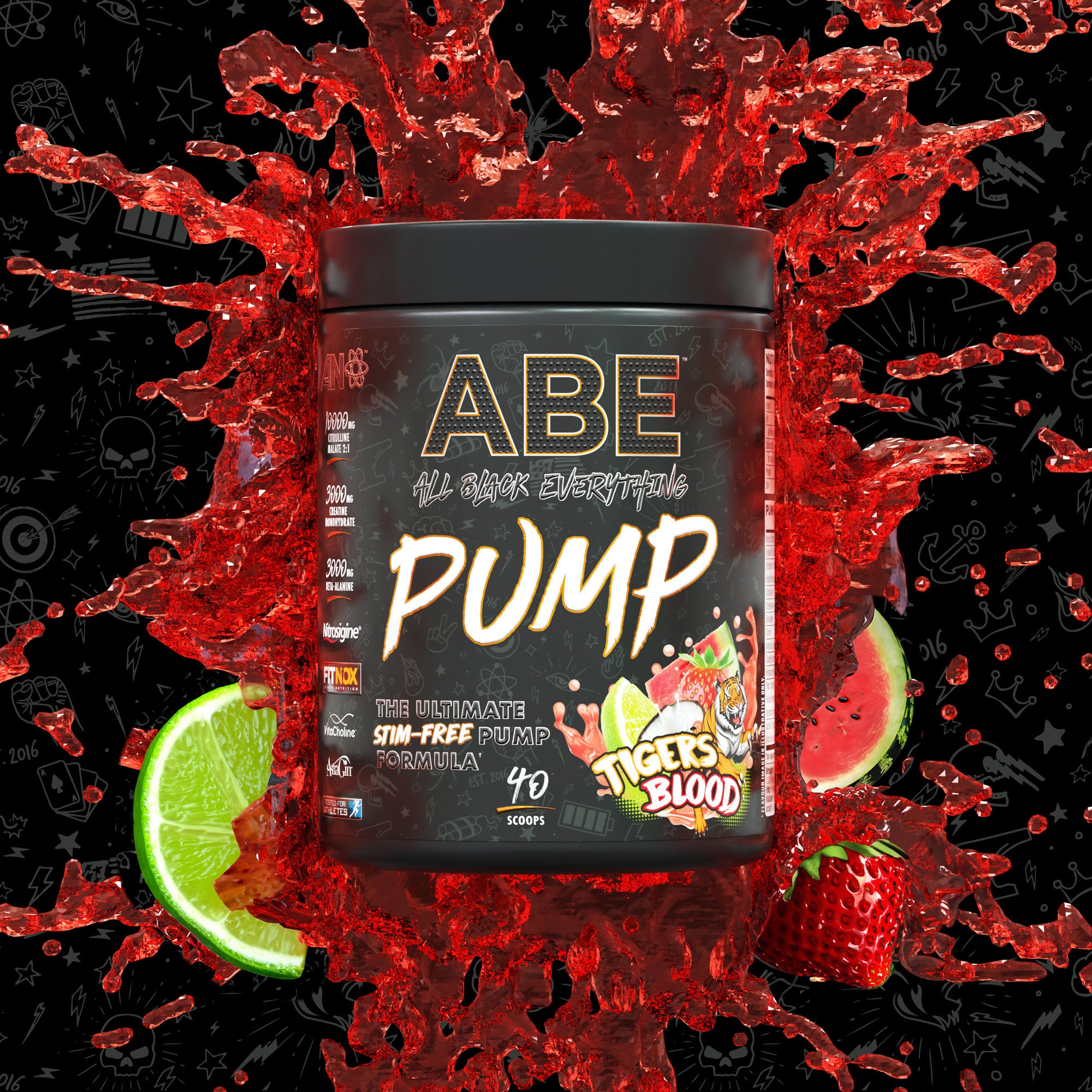 Applied Nutrition ABE PUMP - Zero Stim Pre-Workout (500G) (Halal) ( 40/20 Servings)