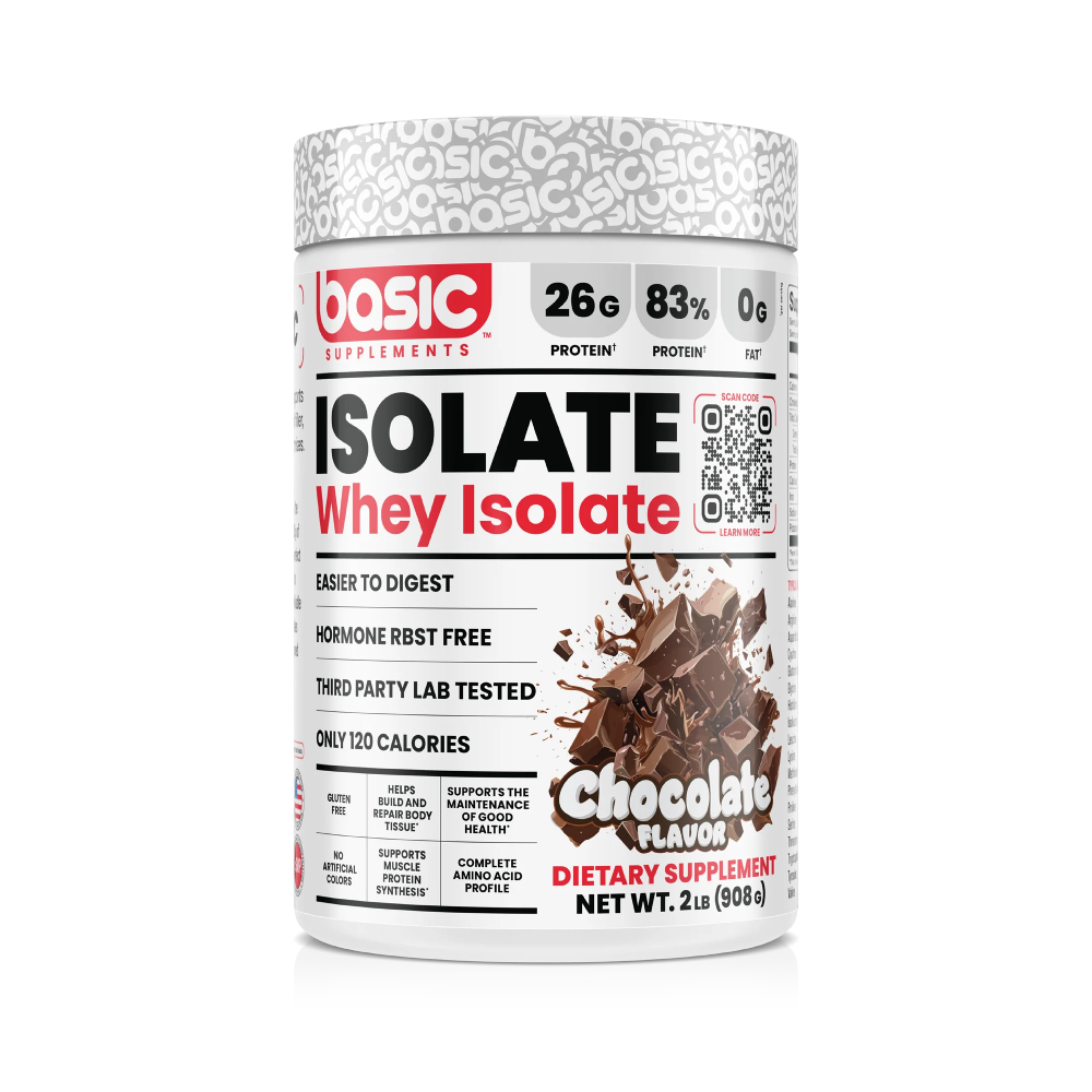 Basic Supplements Whey Isolate 2lbs - 5lbs