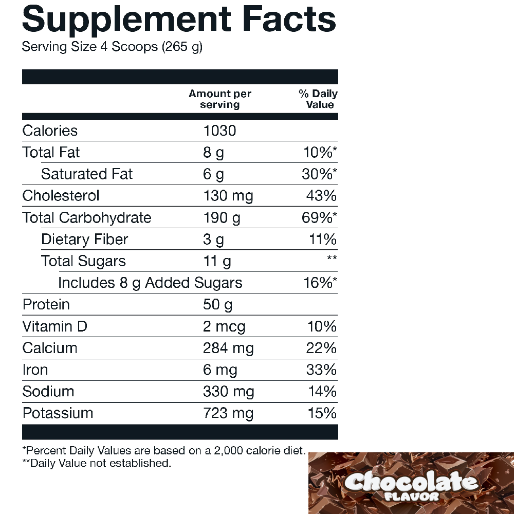 Basic Supplements Mass Gainer 6lbs