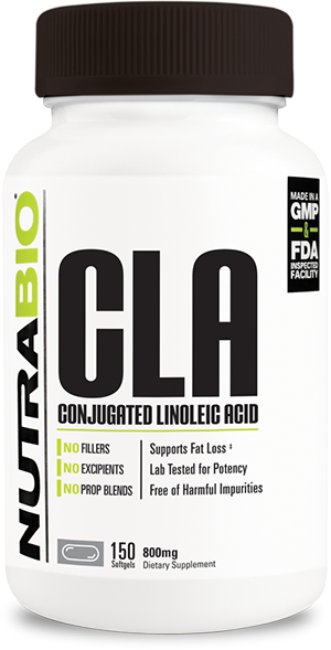 NutraBio CLA (800mg) 150 Softgels