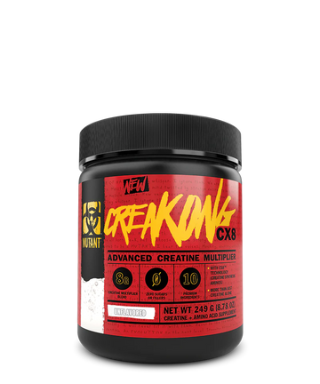 Mutant CREAKONG CX8, Triple Creatine Blend w Creatine Synthesis Matrix, Increase strength & muscle size 30 servings