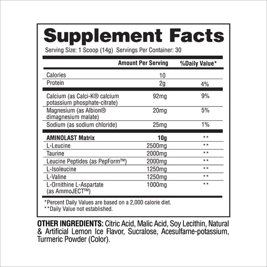 Gaspari Aminolast 30 Servings