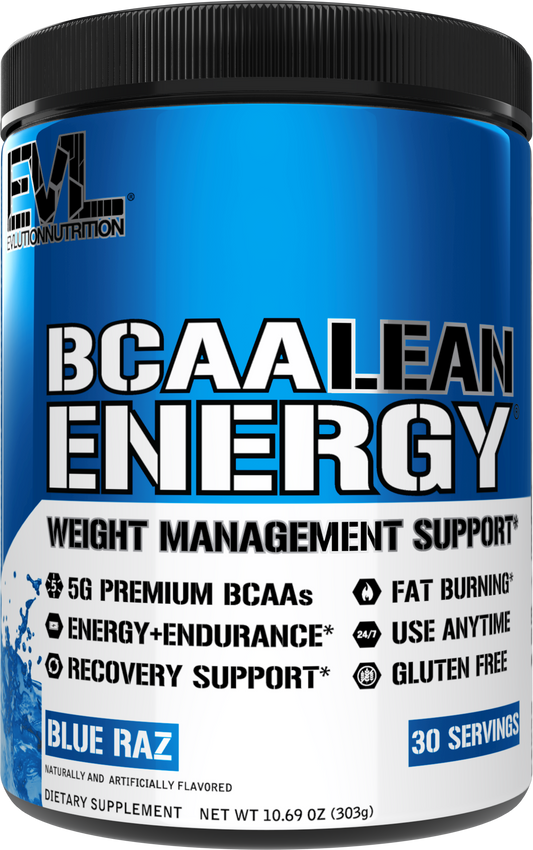 Evlution Nutrition  Bcaa Lean Energy 30 Servings Fat Burner & Build Muscle | Muscle Recovery