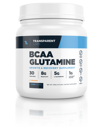 Transparent Labs BCAA Glutamine (30 Servings )