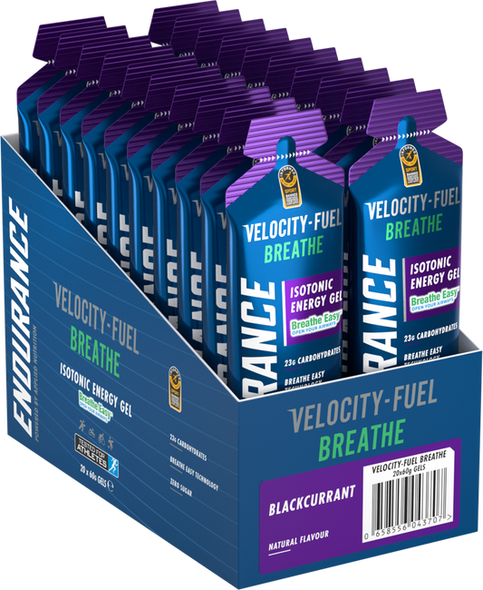 Applied Nutrition Velocity ENDURANCE ISOTONIC ENERGY GEL BREATHE (Box of 20)(HALA)