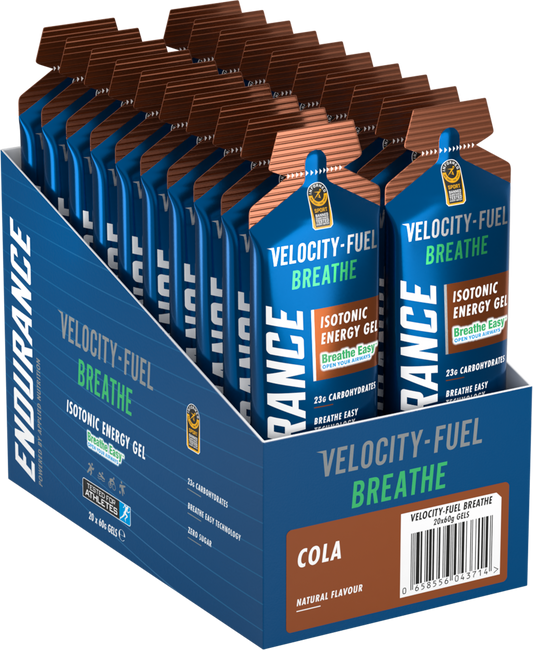 Applied Nutrition Velocity ENDURANCE ISOTONIC ENERGY GEL BREATHE (Box of 20)(HALA)