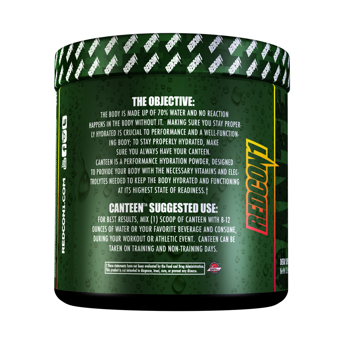 Redcon1 CANTEEN HYDRATION + ELECTROLYTES ( 30 Servings )