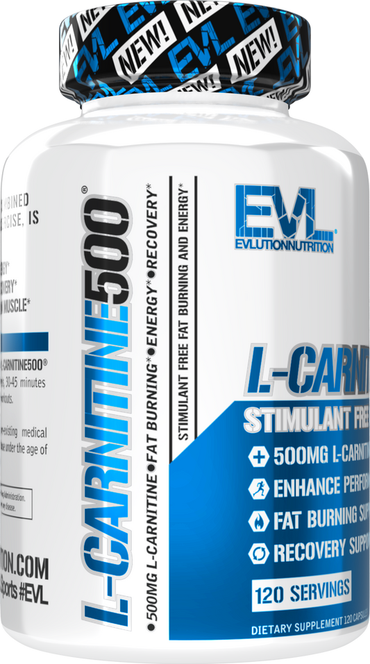 Evlution Nutrition L-Carnitine 500 120 Servings ,  Fat Burning