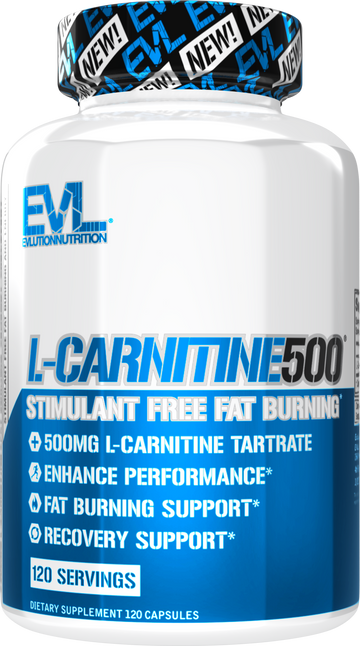 Evlution Nutrition L-Carnitine 500 120 Servings ,  Fat Burning