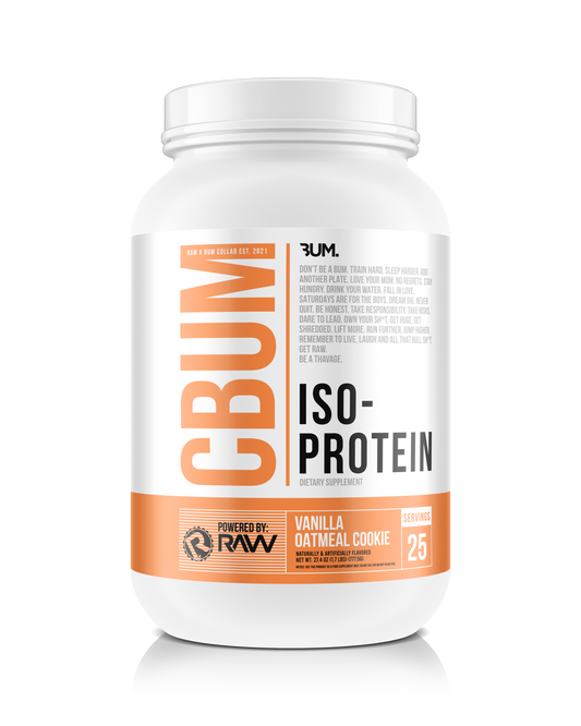 RAW Nutrition X CBUM ISO Protein 25 Servings