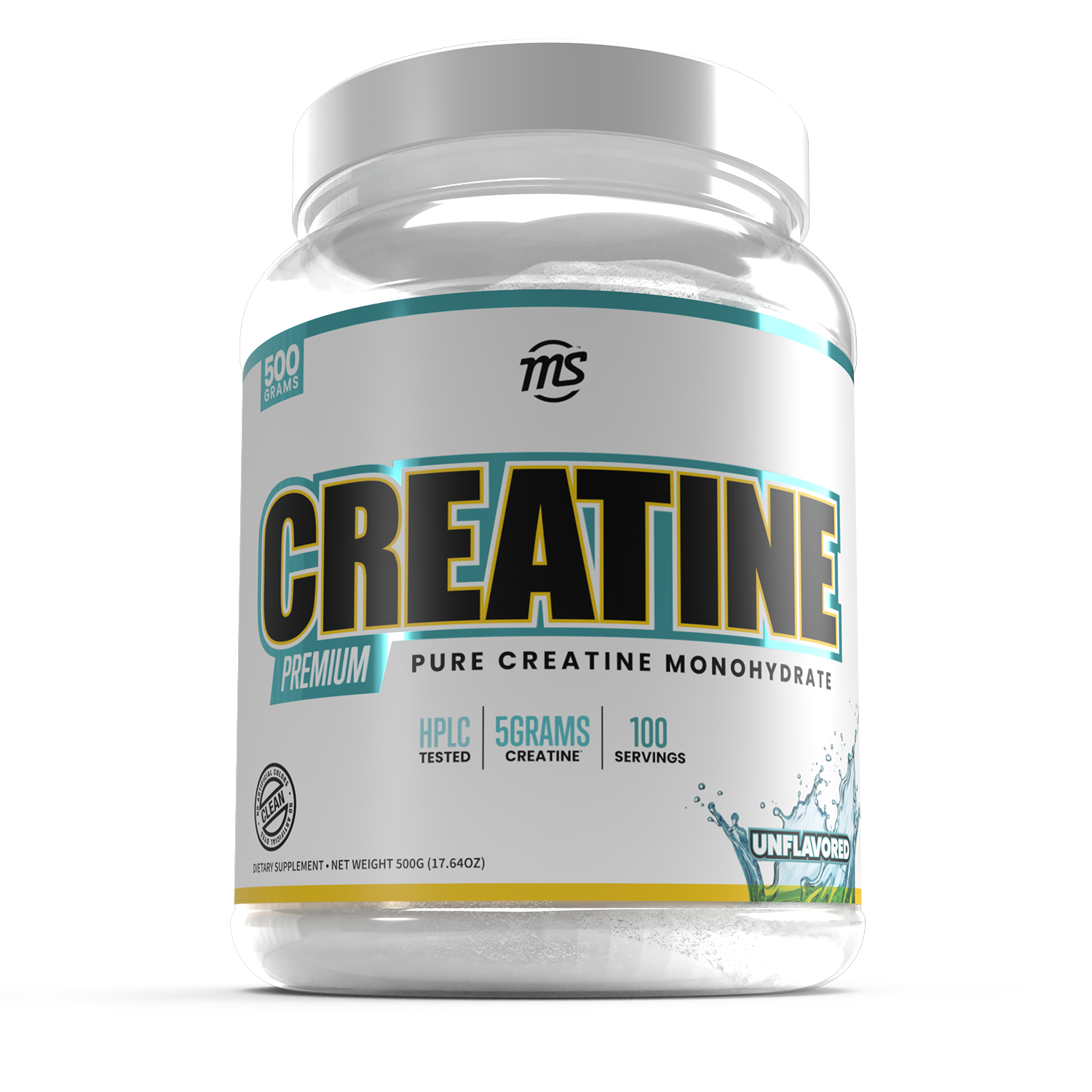 Man Sports Micronized Pharmaceutical Grade Creatine - 100 Servings