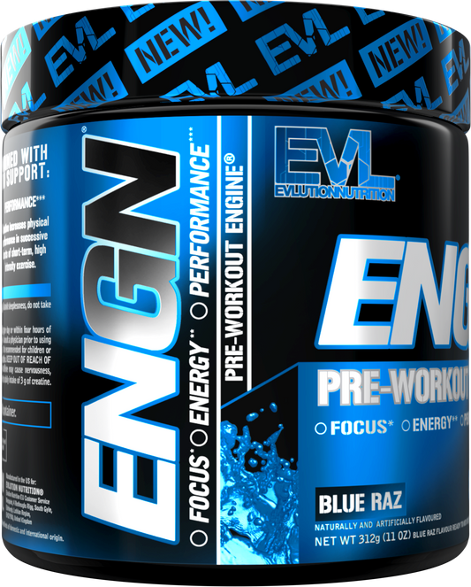 Evlution Nutrition ENGN PRE-WORKOUT 30 Servings Creatine 3G Caffeine 300mg Beta Alanine 1.6G Betaine 1G