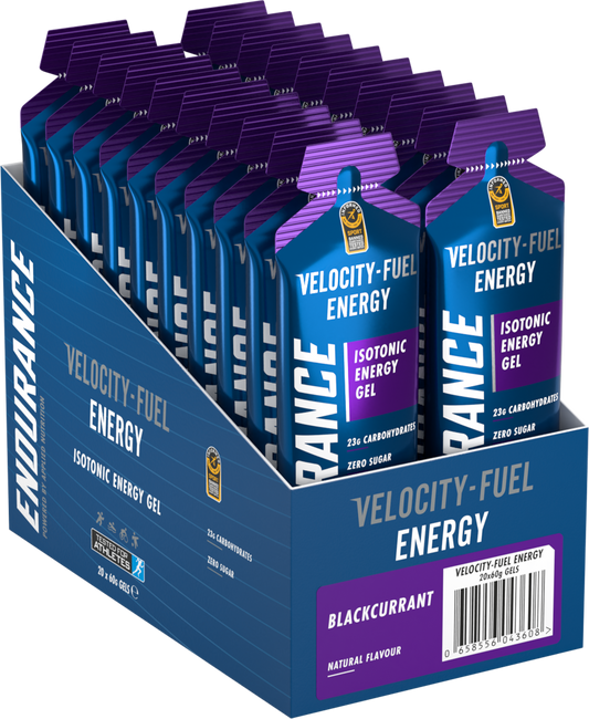 Applied Nutrition Velocity ENDURANCE ISOTONIC ENERGY GEL (Box of 20)(HALA)