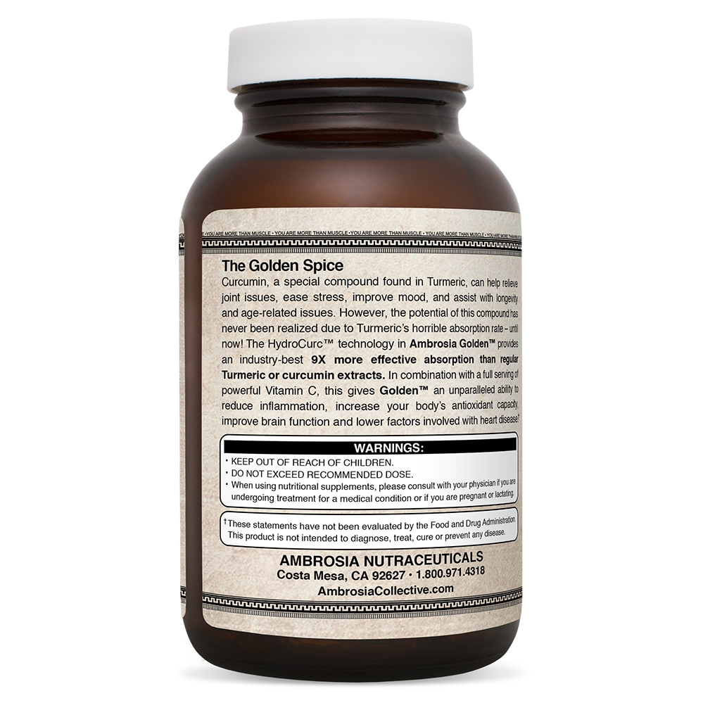 Ambrosia GOLDEN® SUPER TURMERIC WITH HYDROCURC™