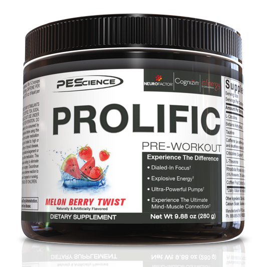 PEScience Prolific Preworkout