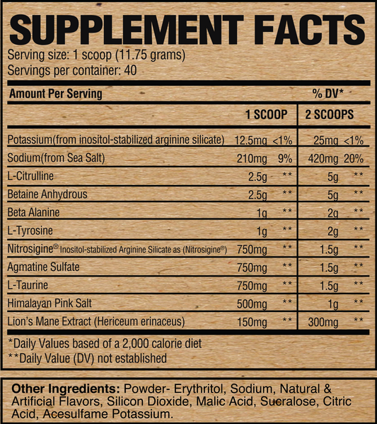 RAW Nutrition Pump