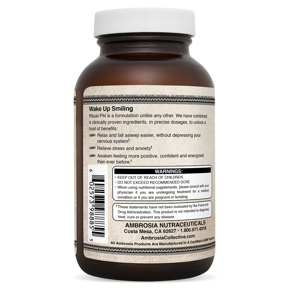 Ambrosia RITUAL-PM™ SLEEP DEEP, RISE RENEWED (60 Veggie Caps)
