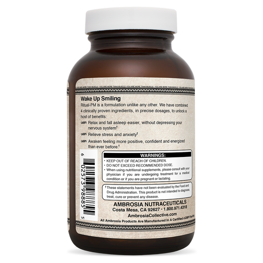Ambrosia RITUAL-PM™ SLEEP DEEP, RISE RENEWED (60 Veggie Caps)