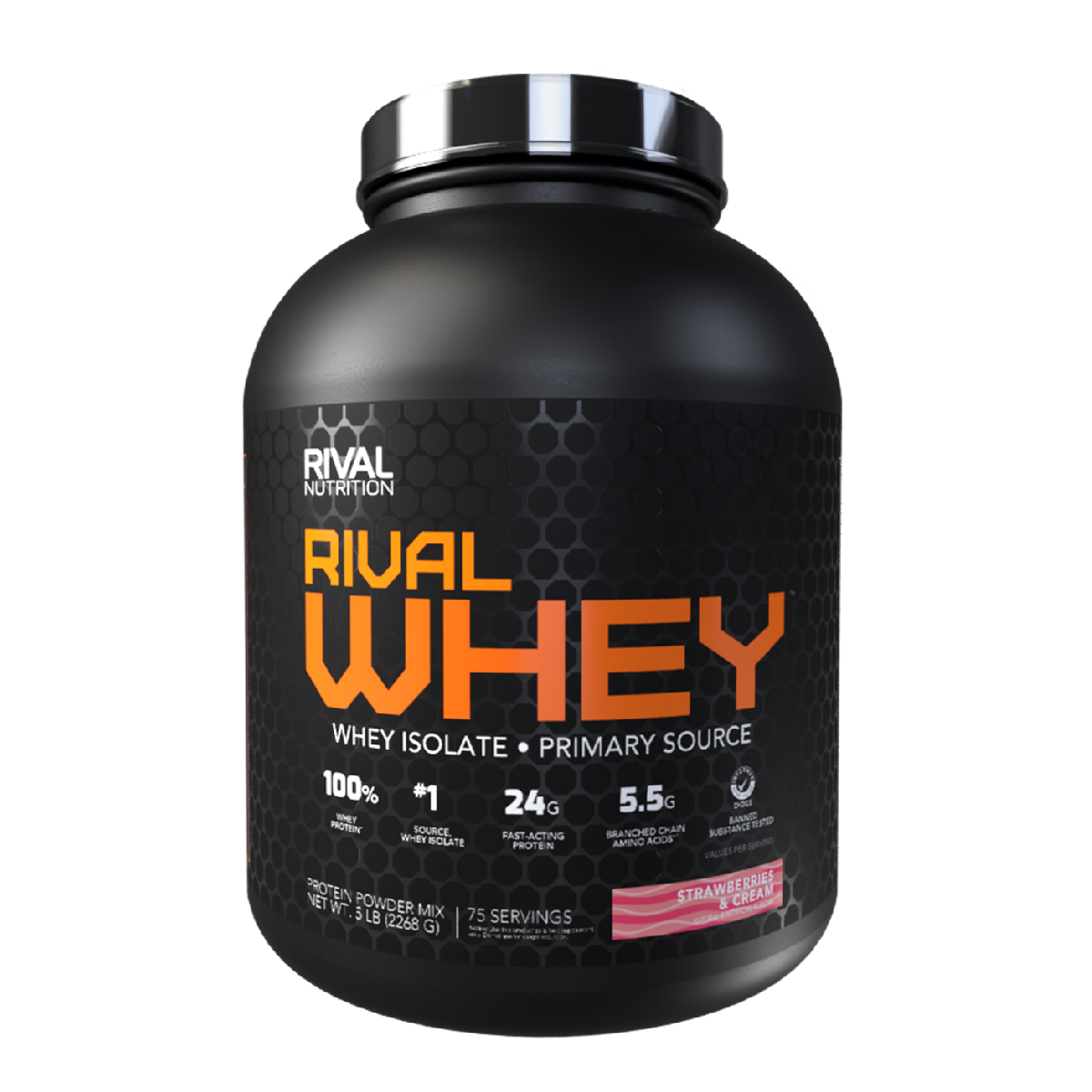 Rival Nutrition Rival Whey - 100% Whey Protein 2lb - 5lb