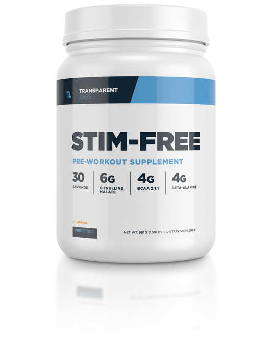 Transparent Labs STIM Free Preworkout (30 Servings )