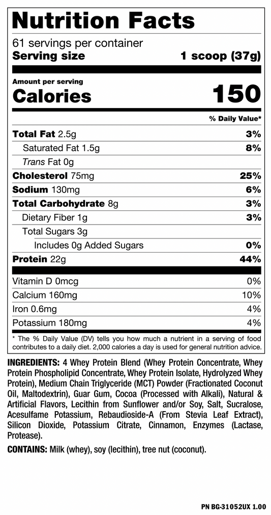 Mutant Whey Protein - 2lbs, 4lbs & 5lbs