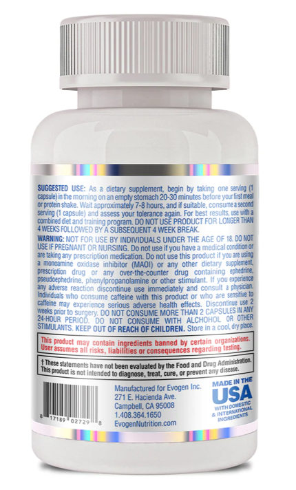 Evogen BRAIN BUILDER - MIND MUSCLE CONNECTION AMPLIFIER 30 Servings (Exp Apr 2023)