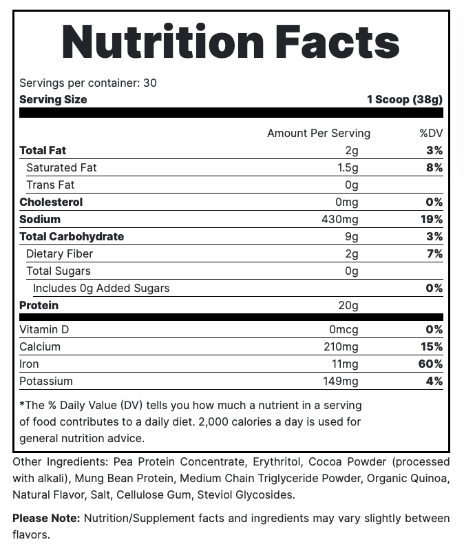 Redcon1 Green Beret Vegan Protein 2.5lbs ( 30 Servings )