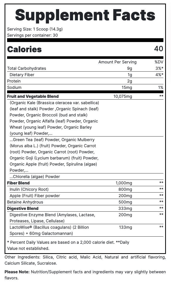 Redcon1 GI Juice Digestive Enzymes ( 30 Servings )