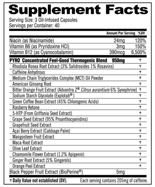GAT Sport Jet Fuel Pyro ( July Expiry 2021 )