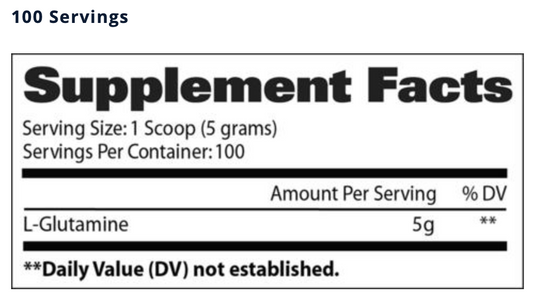 GAT Sport L-Glutamine ( 100 servings ) Expiry Feb 2020