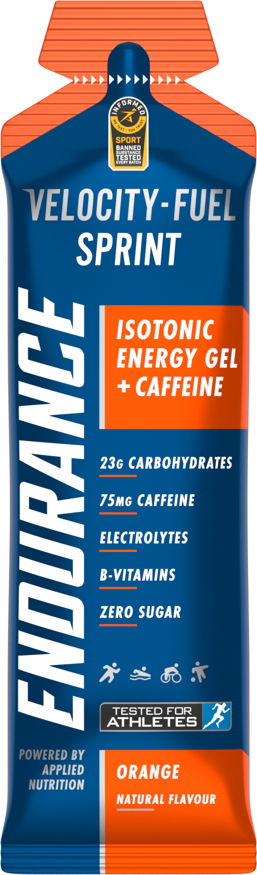 Applied Nutrition Sprint Energy Gel - With Caffeine (Halal)