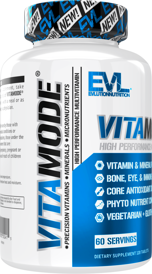 Evlution Nutrition VitaMode MultiVitamin - 120 Tablets (60 Servings)
