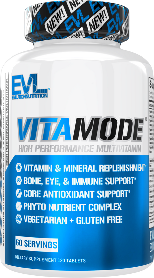Evlution Nutrition VitaMode MultiVitamin - 120 Tablets (60 Servings) (Expiry: 03/2024)